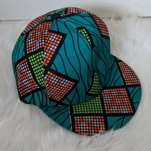 African Ankara Wax Print Cotton Baseball Cap